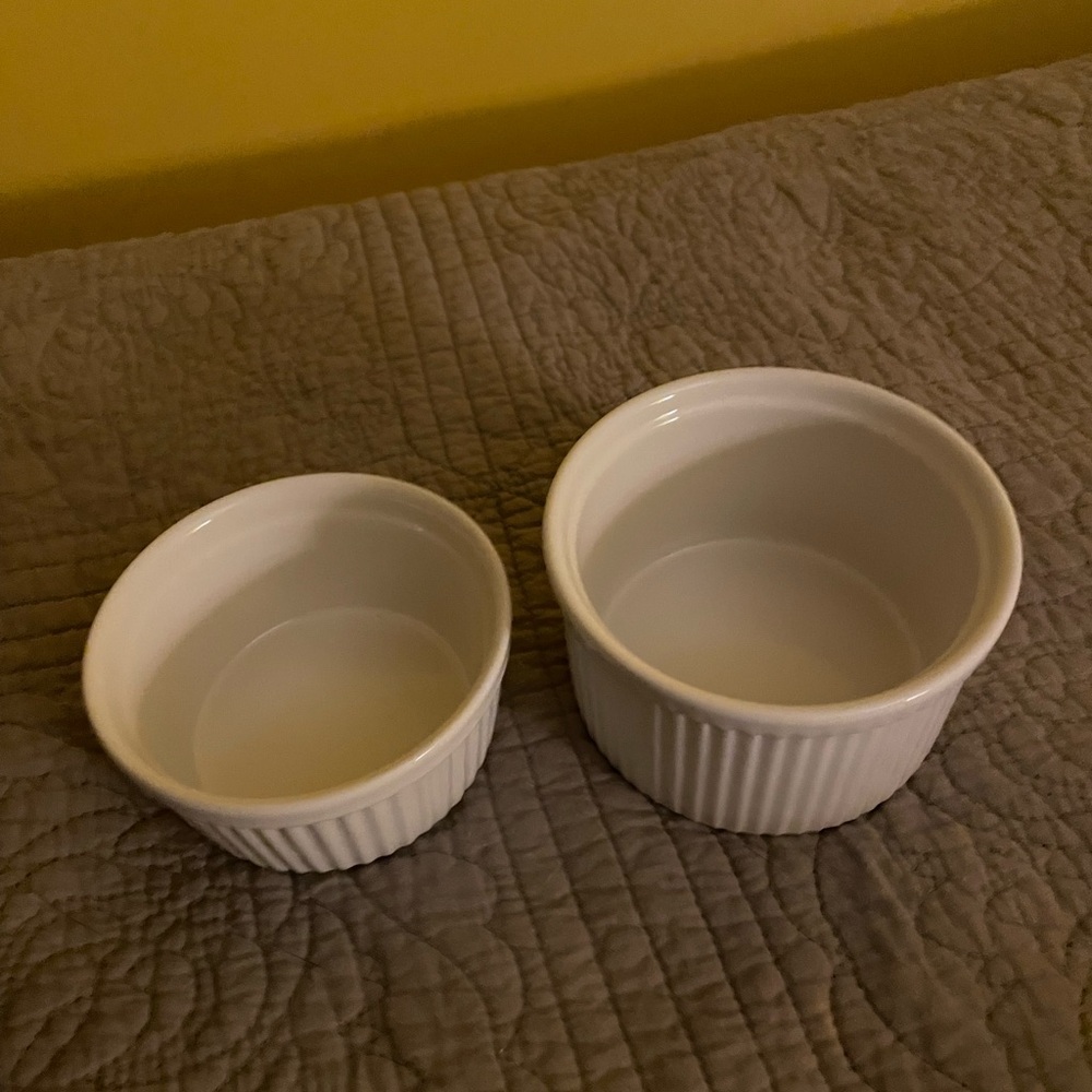 2 Made in Portugal Oven Safe Ramikins